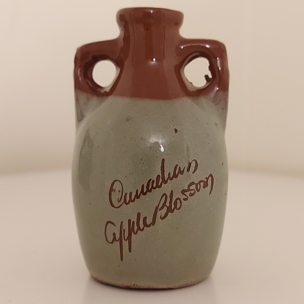 Vintage Canadian Apple Blossom perfume bottle - Canadian Pottery